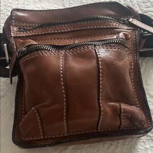 Leather crossbody bag